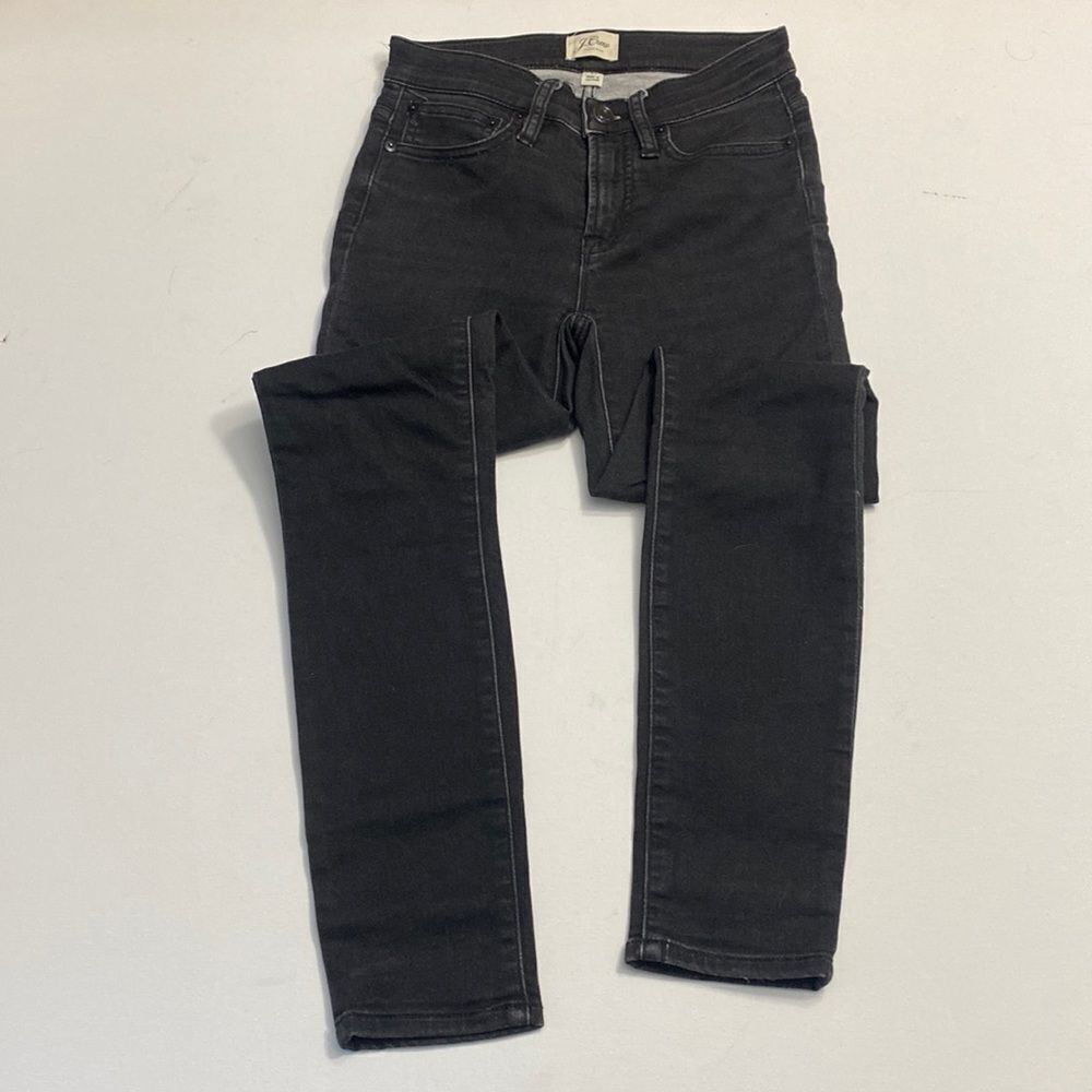 J. Crew High Rise Black Jegging Skinny Jeans